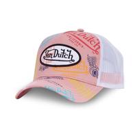 Von Dutch Men's & Women's Cap, Trucker Cap, Adjustable, Pink, One Size