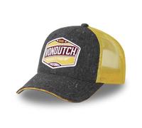 Von Dutch Men's & Women's Cap, Trucker Cap Mixed, Adjustable, Dark Grey/Yellow, One Size