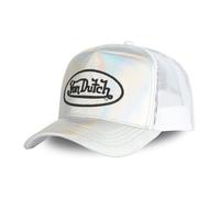 Von Dutch Men's & Women's Cap, Trucker Cap with Hologram Effect, white, One Size
