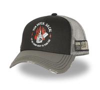 Von Dutch Men's & Women's Crew, Trucker Cap, Adjustable and Authentic, Black/Grey/White, One Size