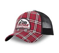 Von Dutch Men's & Women's Cap, Trucker Jack Cap, Adjustable, Red/White/Black, One Size