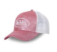 Von Dutch Men's & Women's GLITTER Trucker Cap, Adjustable and Authentic, Pink, One Size
