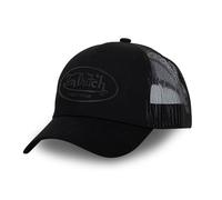 Von Dutch Mens & Women Trucker Cap Adjustable Snapback Cap, black, One Size