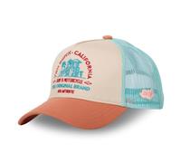 Von Dutch Men's & Women's Surf Cap, Adjustable Trucker Cap with Snapback, Beige, Turquoise, Orange, Size U, beige, One Size