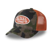 Von Dutch Men's & Women's Trucker Cap CAMO, Adjustable with Faux Fur