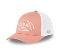 Von Dutch Men's & Women's Adjustable Cap, LOF Trucker Cap, Adjustable with Strapback, Pink / White, One Size