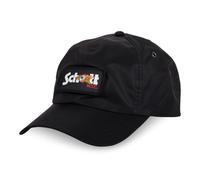 Von Dutch Men's & Women's x Schott Cap, Adjustable Trucker Cap with Snapback, Black, One Size