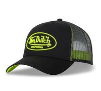 Von Dutch Neon Logo Trucker CapDutch Women/Men - Cap Baseball mesh Snapback, with Peak, Peak All-Season Spring Summer Autumn Winter - One Size Black-Yellow