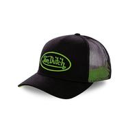 VON DUTCH PERMANENT CAP - BLACK/NEON GREEN - 100% AUTHENTIC