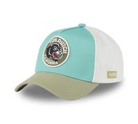 Von Dutch Premium Baseball Cap with Wild Cotton Twill Net, Khaki/Turquoise/Beige, One Size