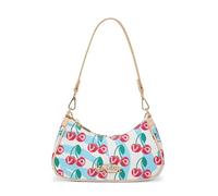 Von Dutch Purse Shoulder Bag, Women's Shoulder Handbags Logo Print, All Over Cherry, 10" x 2" x 4.5", Hanbag