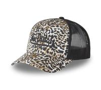 Von Dutch Savage Women's Cap, Adjustable Trucker Cap with Snapback, Black / White, One Size