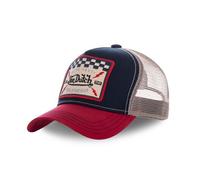 VON DUTCH SQUARE16 TRUCKER CAP RED/NAVY 100% AUTHENTIC