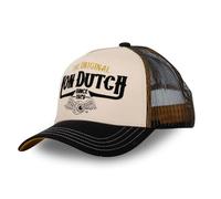 Von Dutch The Original Men's & Women's Cap, Adjustable Trucker Cap with Snapback, Beige, Black, Yellow, Size U, beige, One Size