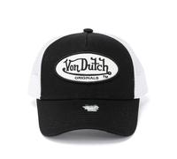 Von Dutch Trucker Boston Cotton Cap - Black/White
