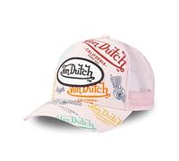 Men's and Women's Adjustable Trucker Cap, No Deformation, Original and Athletic, White, Pink, Size U, Pink, 54-61