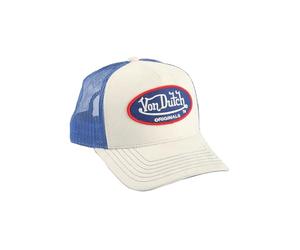 Von Dutch Trucker Cap Boston Blue Cream Beige, Size: One Size, beige, One Size