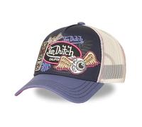 Von Dutch Trucker Cap Patches Lilac Denim/Navy/Off White/Pink