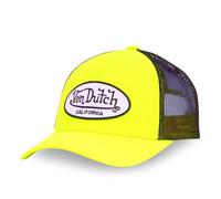 Von Dutch Trucker Fresh Adjustable Cap for Men and Women, yellow, One Size