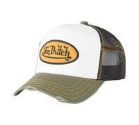 Von Dutch Trucker Hat With Mesh, One Size, White/Black