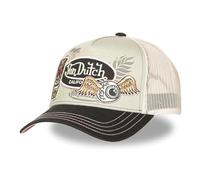 Von Dutch Trucker Patches, Men's and Women's Caps, Grey 13 | Unisex, Adult 55.5-60cm, Snapback Closure, Sweatband, Rigid Mesh, Curved Visor, Vintage