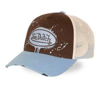 Von Dutch Trucker Snapback Cap PAINT SPLASH brown sky - One Size