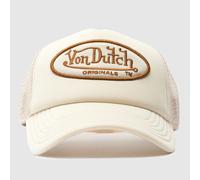 Von Dutch Trucker Tampa Cap in Beige & Brown One Size