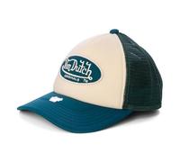 Von Dutch Trucker Tampa Snapback Cap, Green Cream., One Size