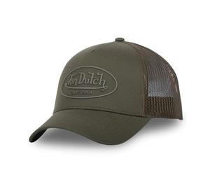 Von Dutch Uni Oval Logo CapDutch Women/Men - Trucker Cap Baseball mesh Snapback, with Peak, Peak All-Season Spring Summer Autumn Winter