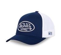 Von Dutch Unisex Adjustable Trucker Cap LOF Adjustable with Strapback, Marine Blue / White, One Size