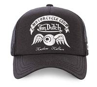 Von Dutch Unisex Crew8 Black Cap