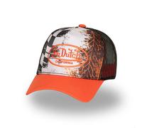Von Dutch Tyre Track CapDutch Women/Men - Trucker Cap Baseball mesh Snapback, with Peak All-Season Spring Summer Autumn Winter - One Size Orange