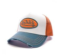 Men & Women Adjustable Baseball Cap Soft All Season Casual Fit Cap White Orange Size U, white, One Size