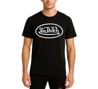 Von Dutch Vintage Graphic Tees for Men and Women - Unisex Y2K Clothes Classic Retro Streetwear Shirts (Sizes: S-XL), Black, Large