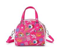 Von Dutch Womens Jax Bowling Bag - Stylish Women's Handbag with Adjustable Strap, Spacious Interior, and Iconic Logo Design, Hot Pink