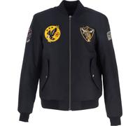 Von Dutch X Helstons Fight Motorcycle Textile Jacket, black, size 2XL for Men