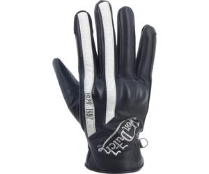 Von Dutch X Helstons Hawk Motorcycle Gloves, black-white, size 2XL for Men