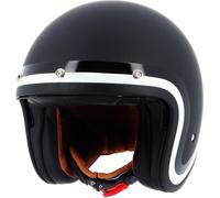 Von Dutch X Helstons Long Way Jet Helmet, black-white, size M for Men