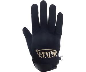 Von Dutch X Helstons Silver Motorcycle Gloves, size 9