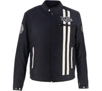 Von Dutch X Helstons Speed Racer Motorcycle Textile Jacket, black-beige, size 3XL for Men