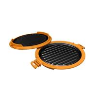 Von Home Snap Grill Microwave Pan - Super-Fast Healthy Cooking For The Whole Family - Non-Stick Easy to Clean Aluminium Grill Plates - Advanced Thermal Flow Technology - Dishwasher Safe