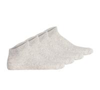 Von Jungfeld Unisex Sneaker Socks, 4-Pack - Essentials Sneaker, Solid Color