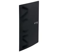 VON Leitz 46790095 Pack of 10 A4 Polypropylene Plastic Folders for 100 Sheets Lightweight Softcover Folder with Modern Von Print for School and Home Black