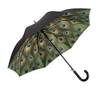 VON LILIENFELD Automatic Umbrella Women Motif Double-Layer Peacock