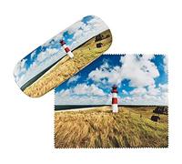 VON LILIENFELD Glasses Case Sylt Lighthouse Present Cleaning Cloth Spectacle Cases Lightweight Stable