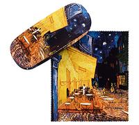 VON LILIENFELD Glasses Case Vincent van Gogh Nightcafé Present Cleaning Cloth Spectacle Cases Lightweight Stable Art