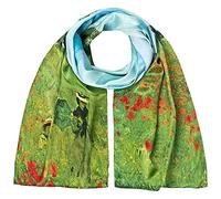 VON LILIENFELD Long Scarf Claude Monet: Field of Poppies Flowers Lightweight Precious Processing