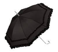 VON LILIENFELD umbrella parasol bridal umbrella wedding costume traditional costume open-automatic Mary black