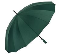 VON LILIENFELD® Umbrella XXL Automatic Large Men Women 2 Persons 16 Segments Stable Cleo Hunter Green Colour