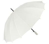 VON LILIENFELD® Umbrella XXL Large Wedding Automatic Men Women 2 Persons 16 Segments Stable Cleo Creme